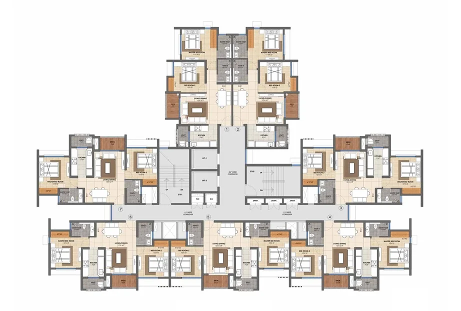 Casa Foresta 2 BHK Ultima Floor Plan